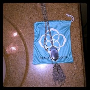 Rayne pendant tassle necklace